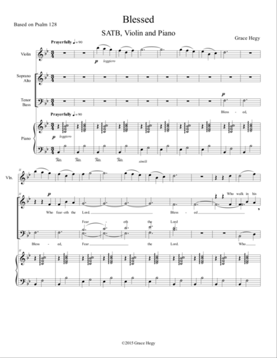 Blessed 4-Part scores gallery preview page 2