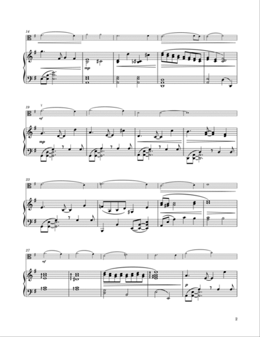 I'll Be Home For Christmas Viola scores gallery preview page 3
