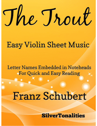 Trout Quintet Easy Violin Sheet Music