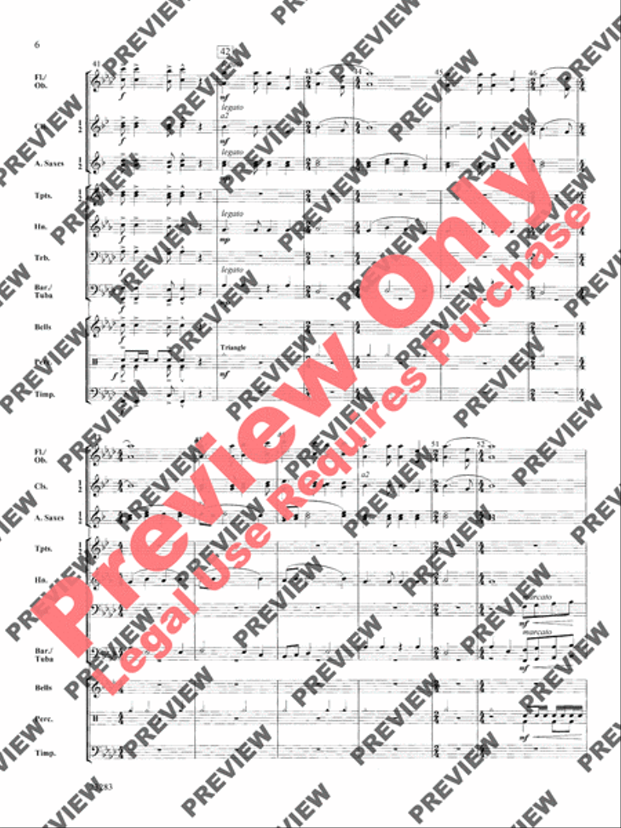 Three Kings' March Concert Band scores gallery preview page 7