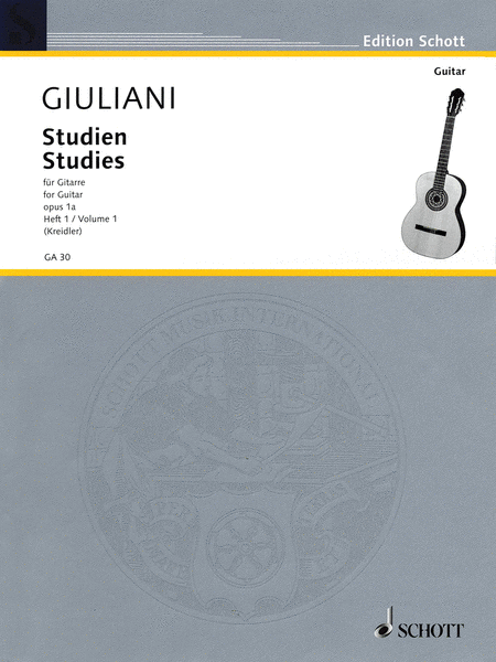 Studies for Guitar, Op. 1a