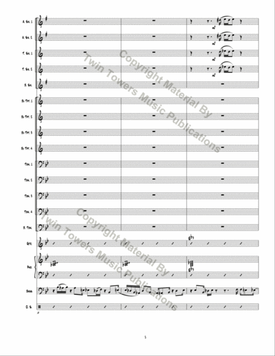Daddy's House Party Jazz Ensemble scores gallery preview page 6