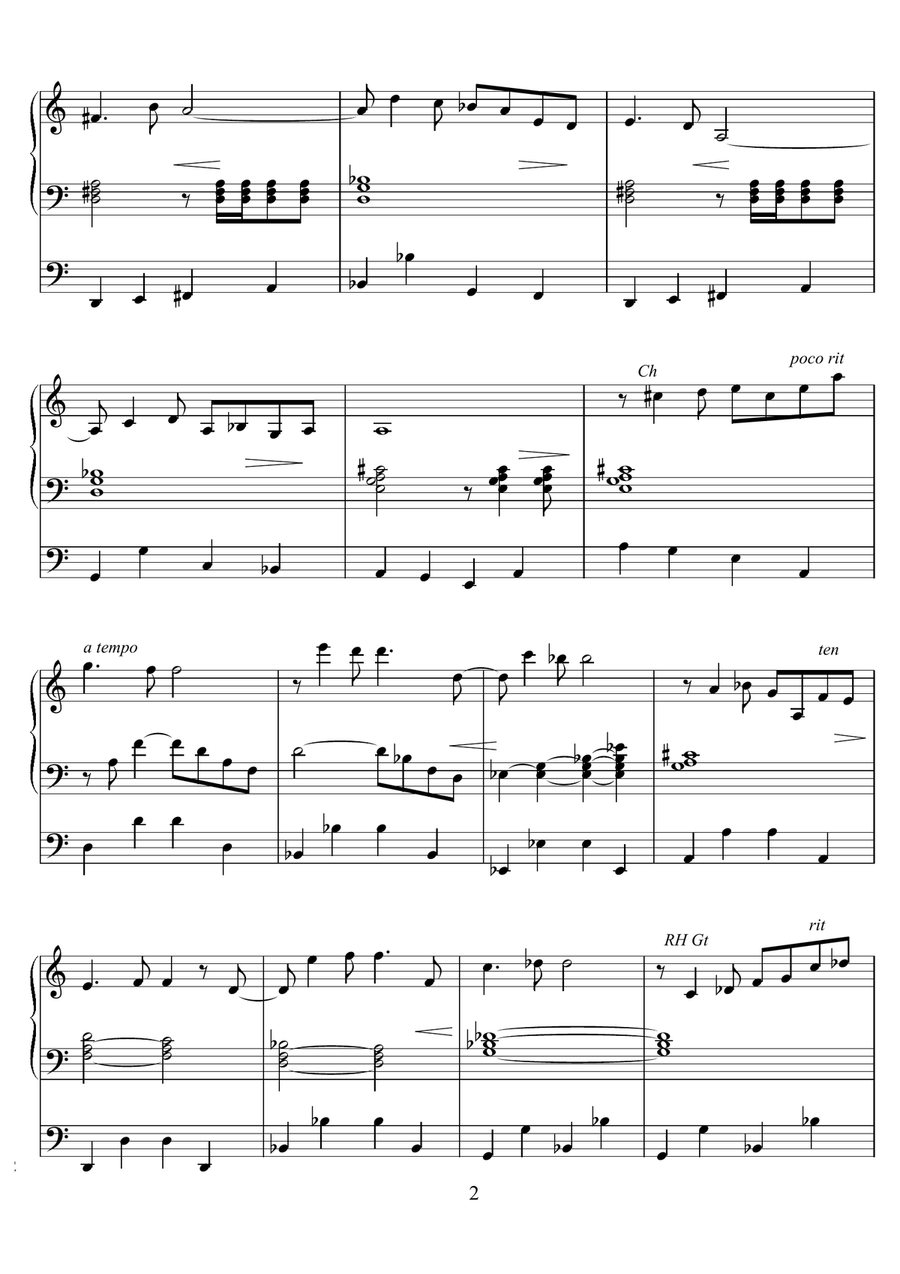 The Beyondness Of Things Organ Solo scores gallery preview page 2