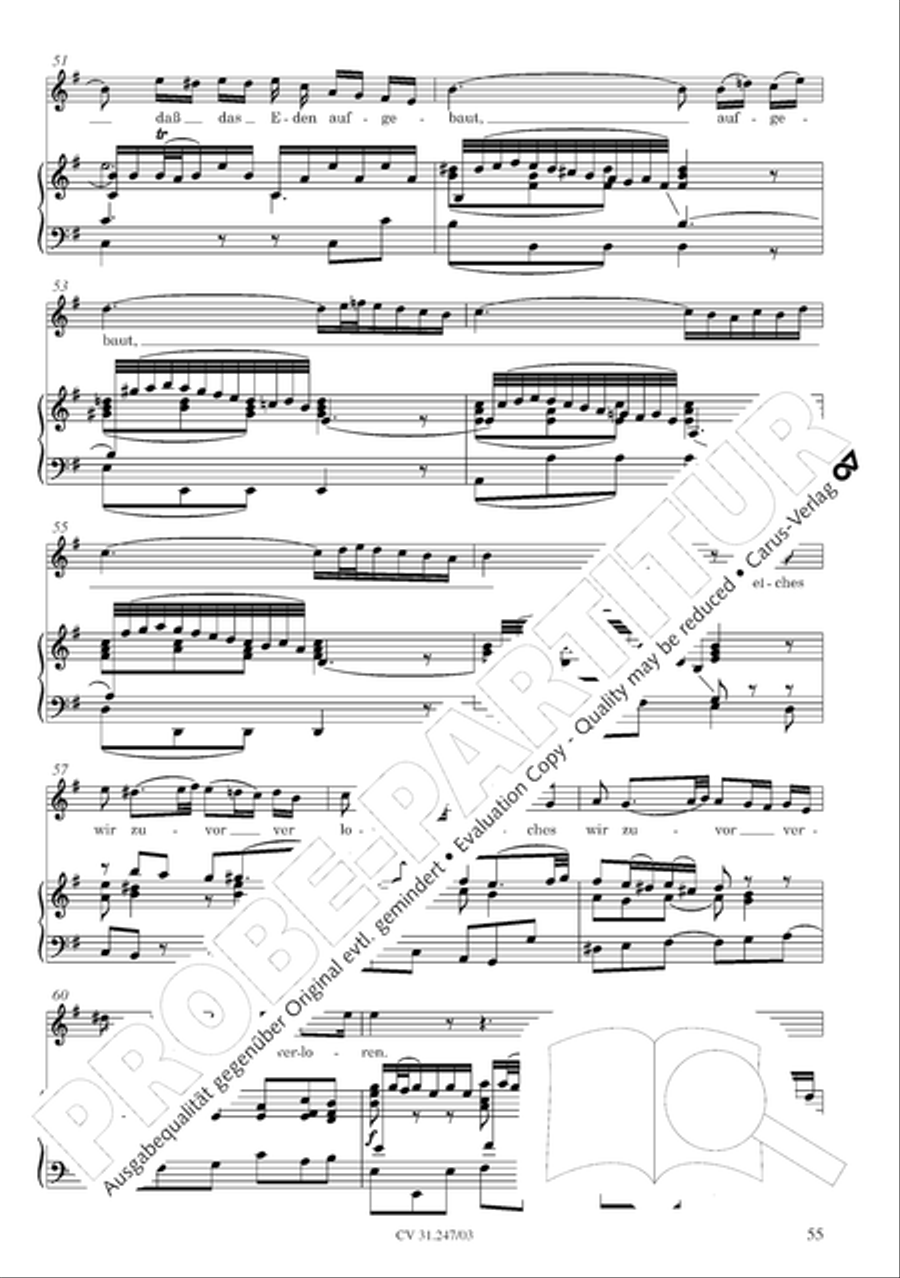 St. Mark Passion (Markus-Passion) 4-Part scores gallery preview page 56