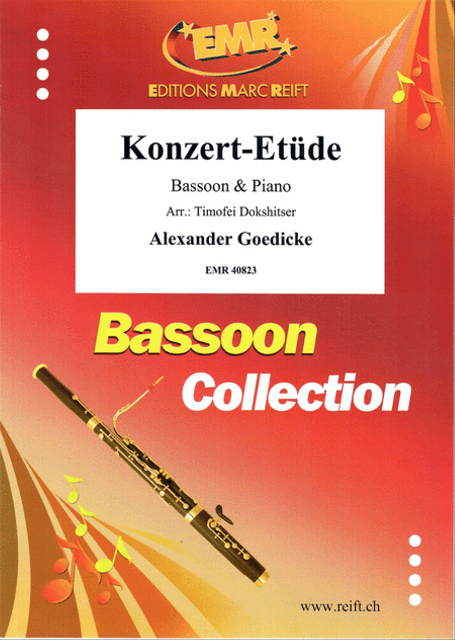 Konzert-Etude Bassoon Solo scores gallery preview page 1