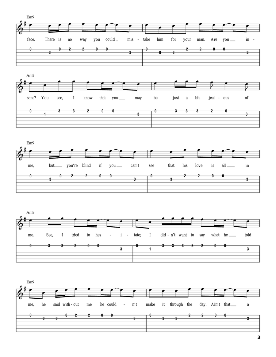 The Boy Is Mine Acoustic Guitar scores gallery preview page 3