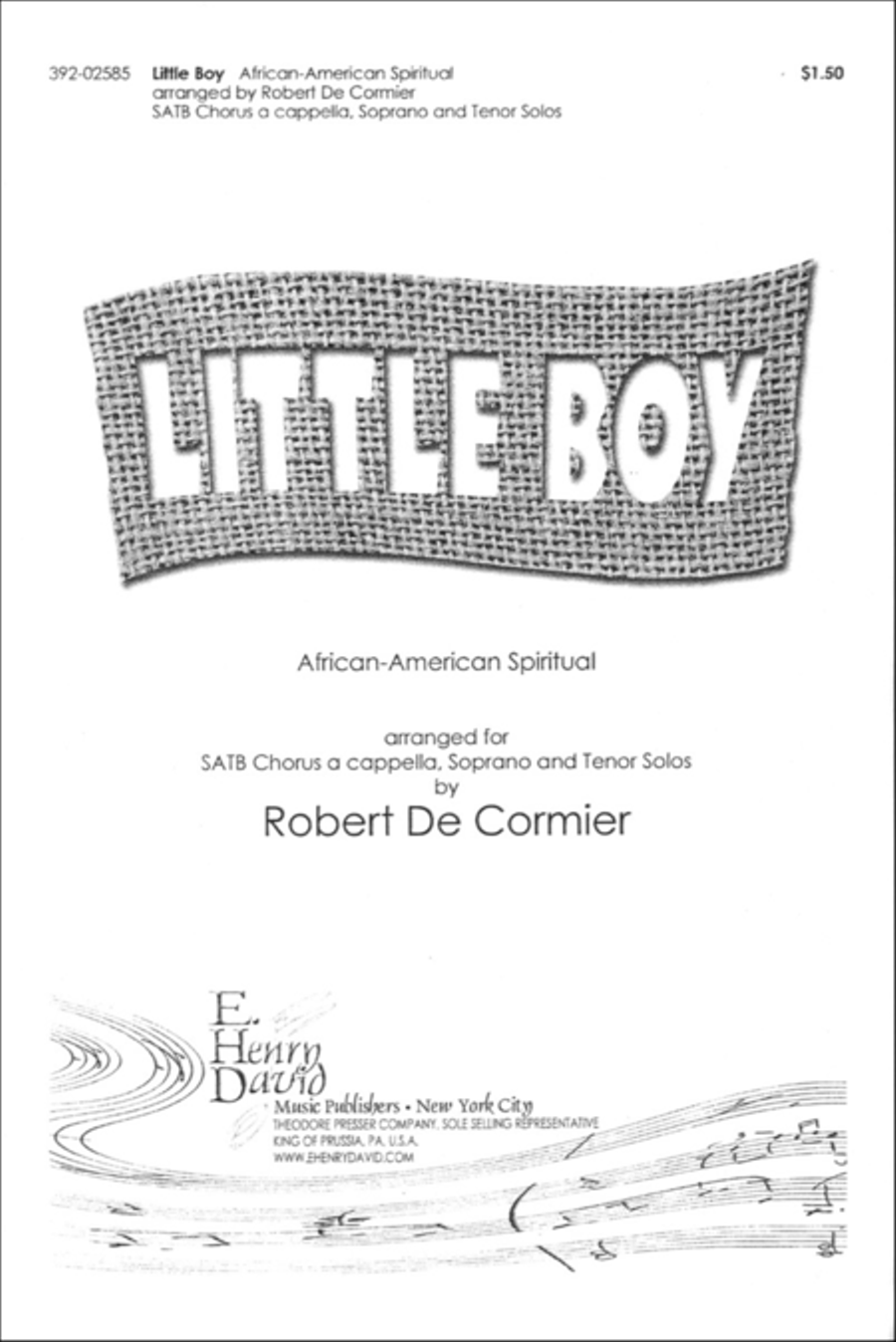 Little Boy 4-Part scores gallery preview page 1