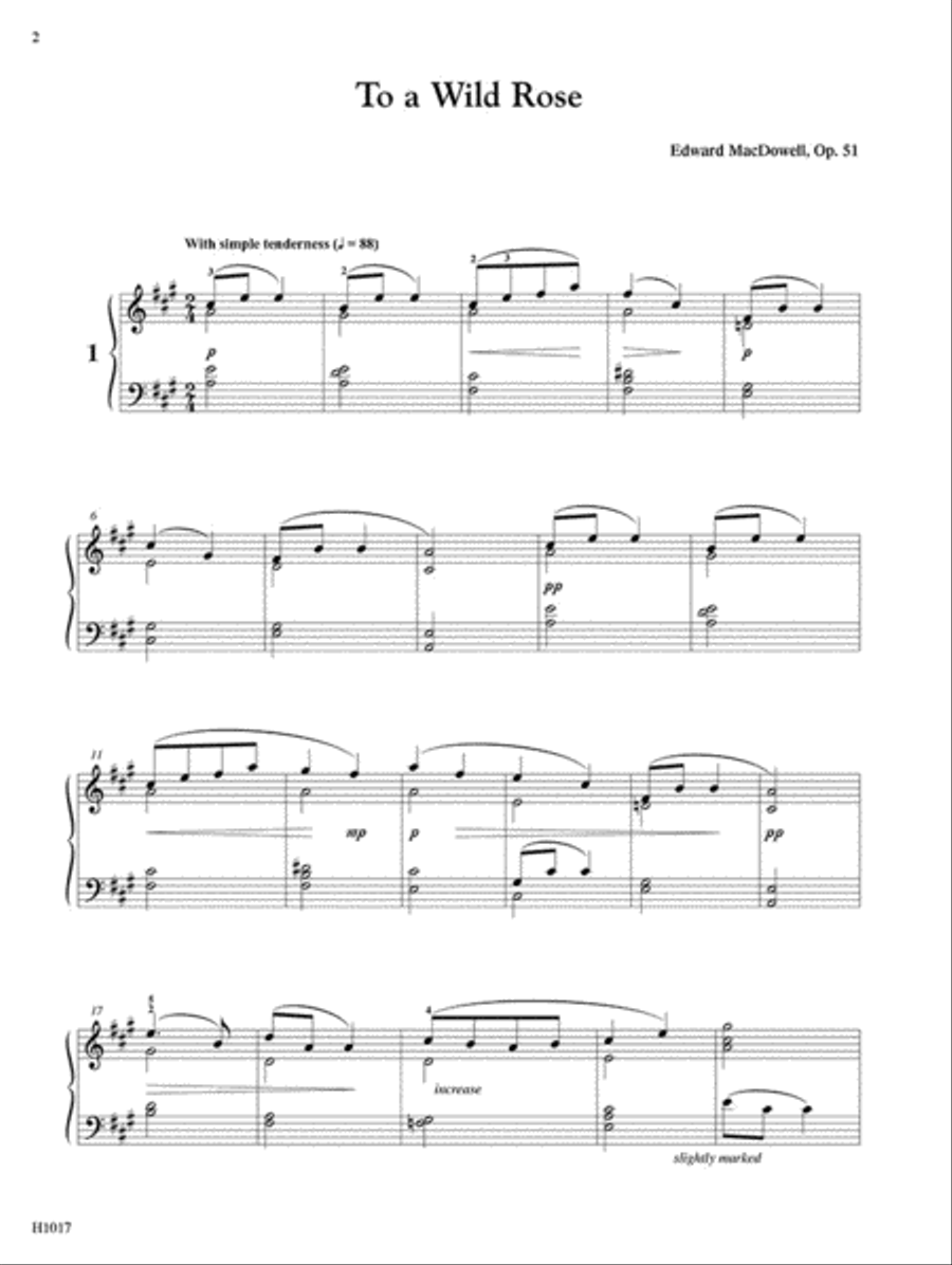 Edward MacDowell Woodland Sketches Piano Solo scores gallery preview page 3