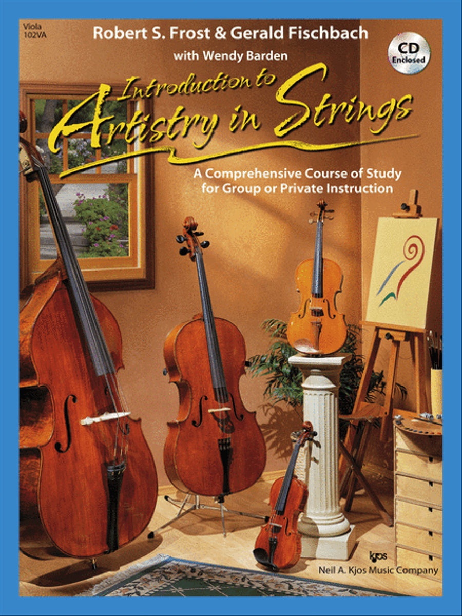 Introduction To Artistry In Strings - Viola (Book & CD) Orchestra scores gallery preview page 1