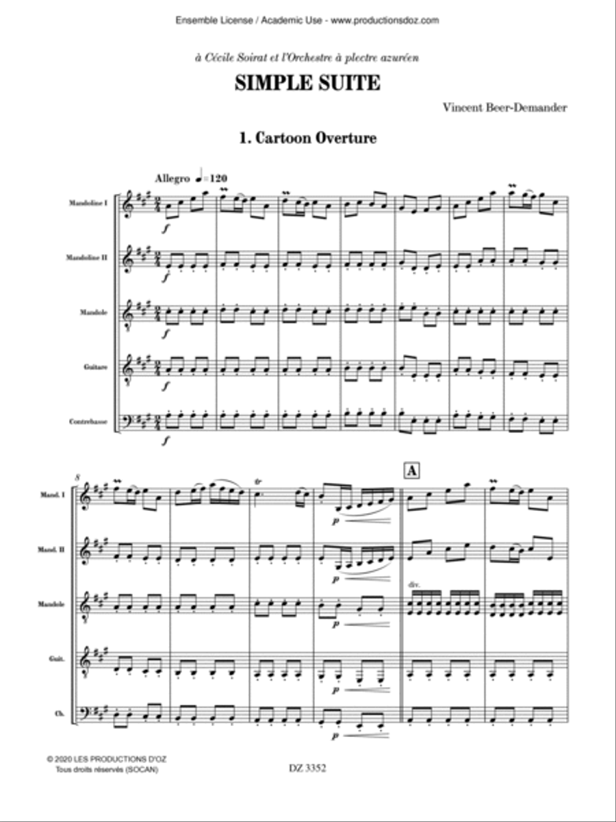 Simple Suite Simple Suite Orchestra scores gallery preview page 2