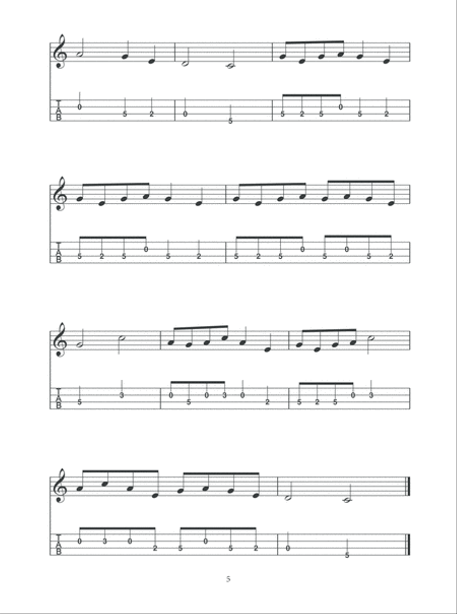 Tunes from 17th Century Scotland Arranged for Mandolin Mandolin scores gallery preview page 6