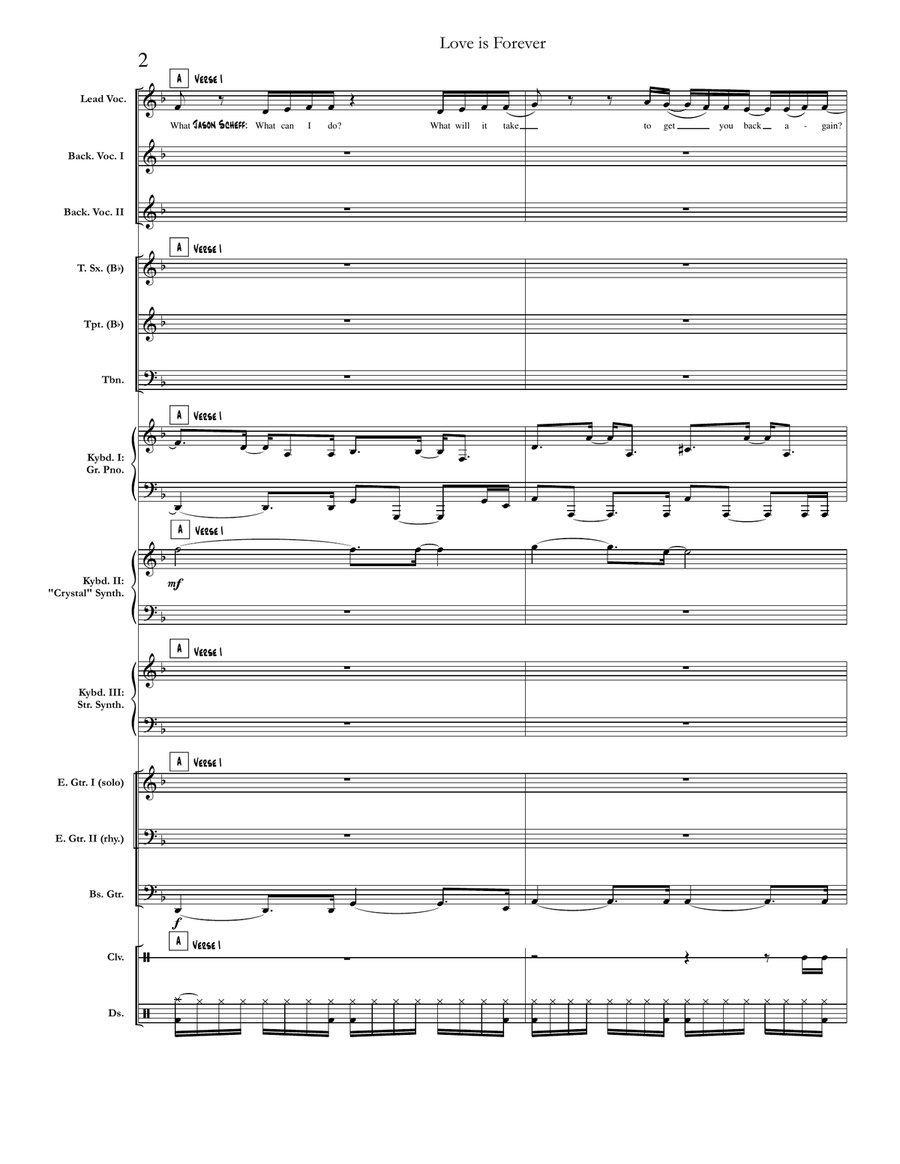 Love Is Forever Small Ensemble scores gallery preview page 2