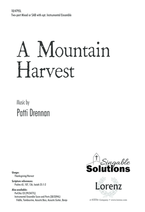 Book cover for A Mountain Harvest