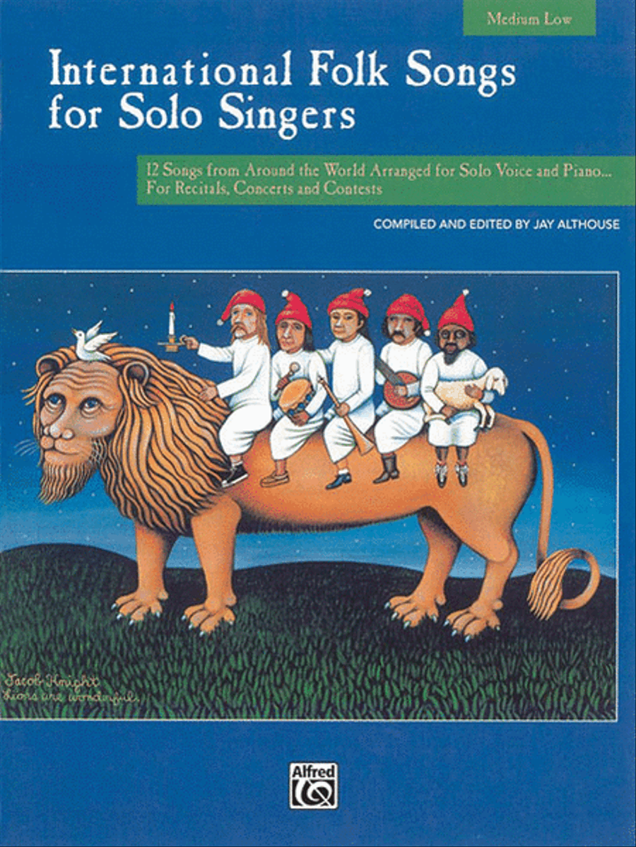 International Folk Songs for Solo Singers Medium-Low Voice scores gallery preview page 1