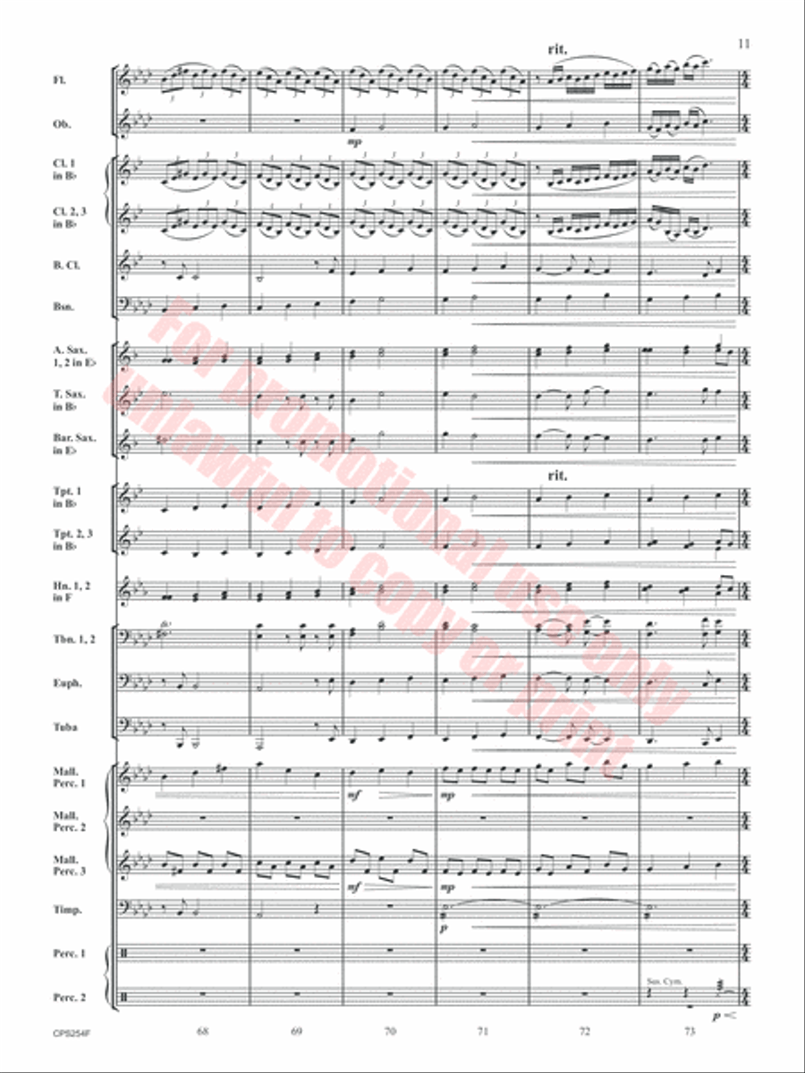 As We Search Concert Band scores gallery preview page 11