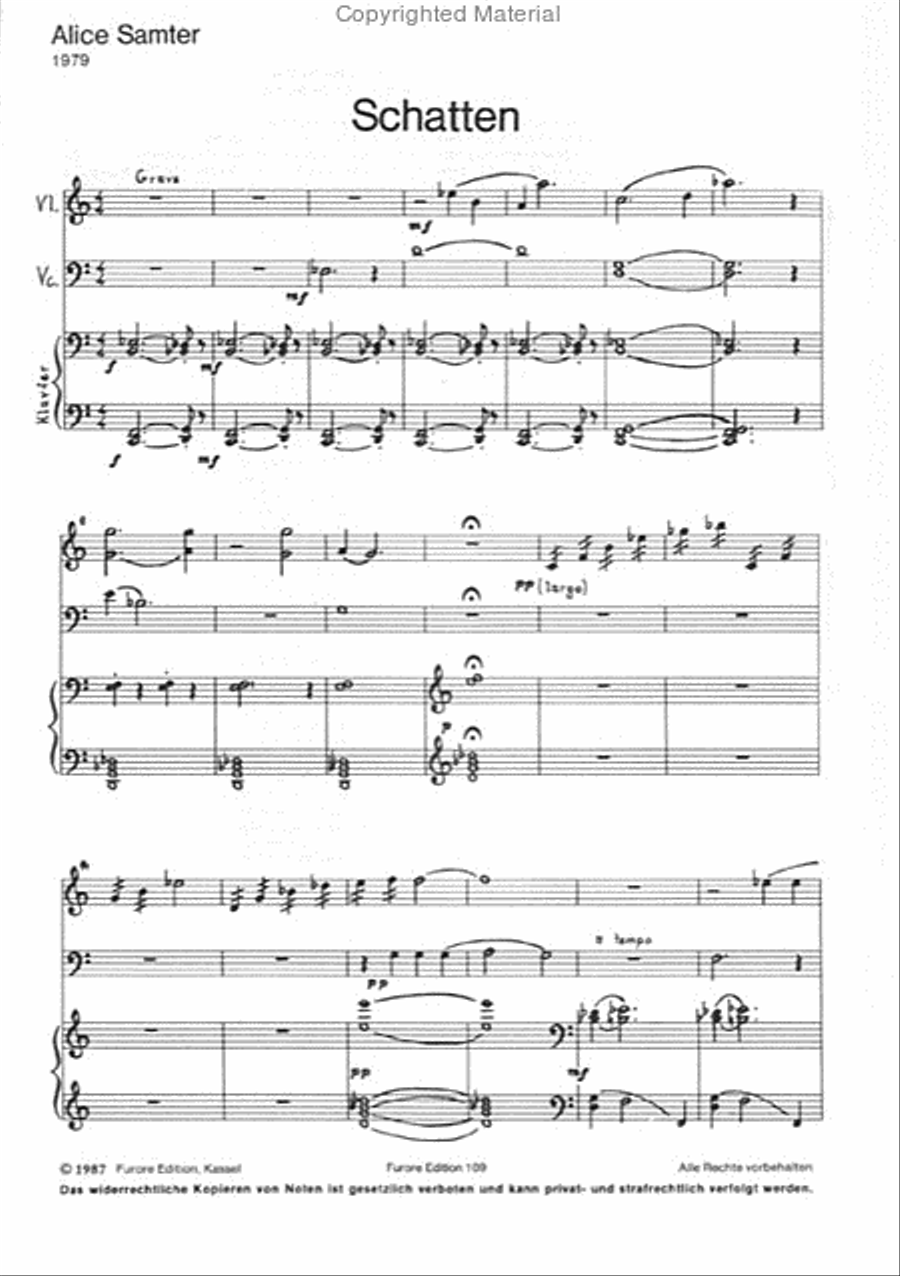 Nelly-Sachs-Trio Violin scores gallery preview page 2