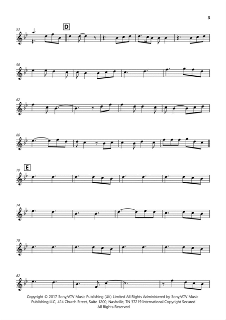 Perfect Perfect Tenor Saxophone scores gallery preview page 3