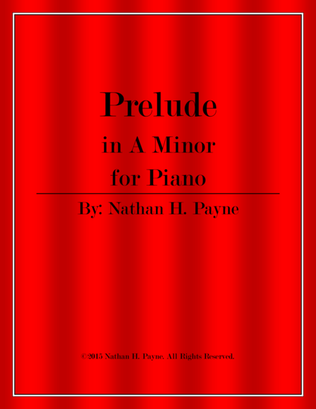 Prelude in A minor for Piano