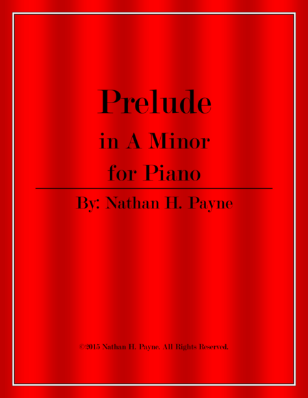 Prelude in A minor for Piano image number null