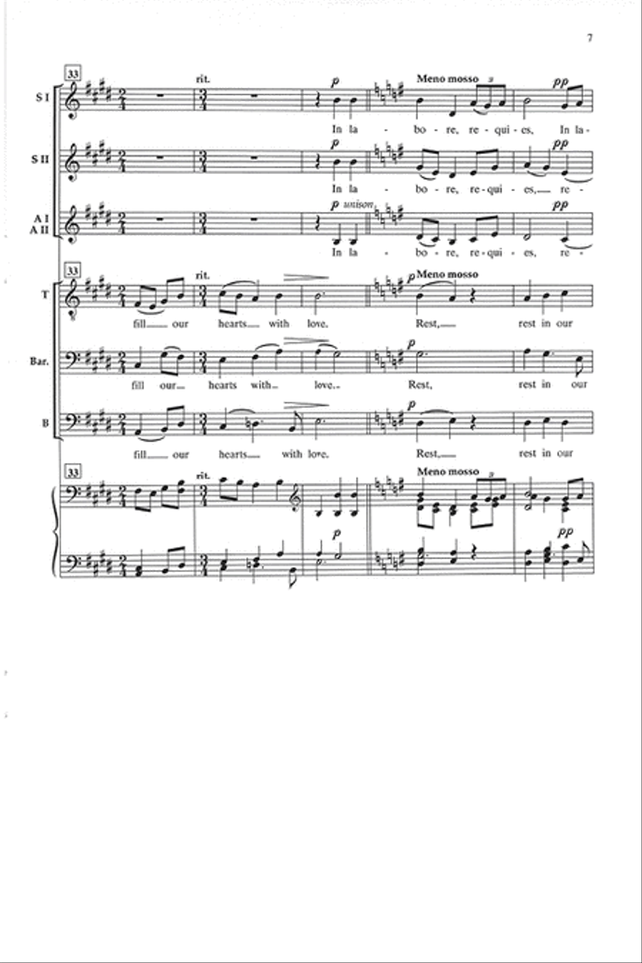 Veni, Sancte Spiritus Choir scores gallery preview page 6