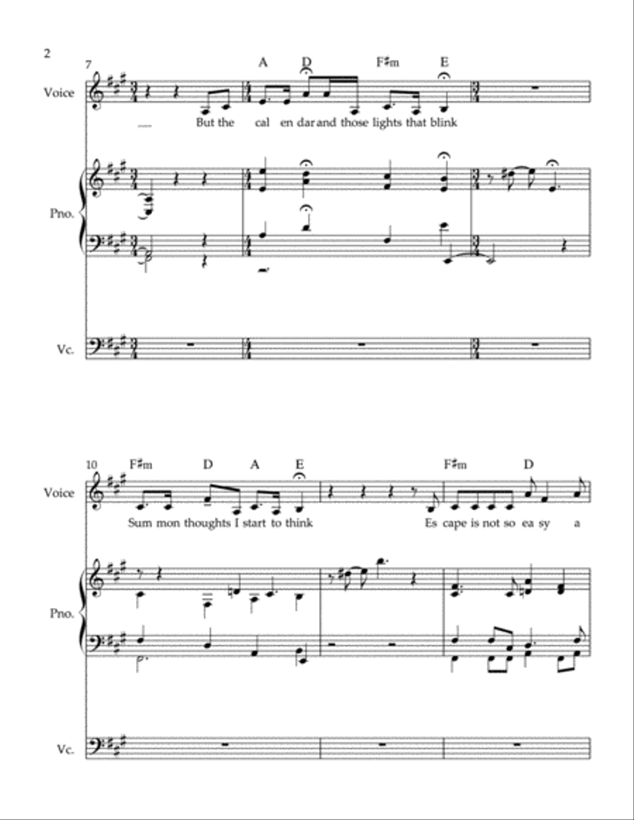 Don't Start Christmas Without Me Small Ensemble scores gallery preview page 2