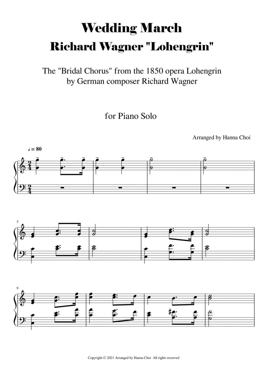 Wedding March - Wagner 