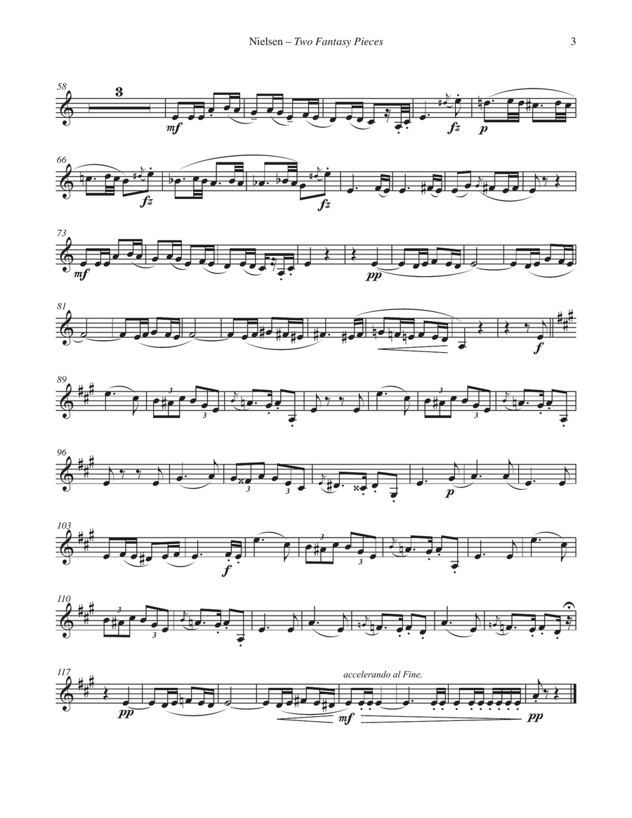 Two Fantasy Pieces, Op. 2 for Horn and Piano Piano scores gallery preview page 3