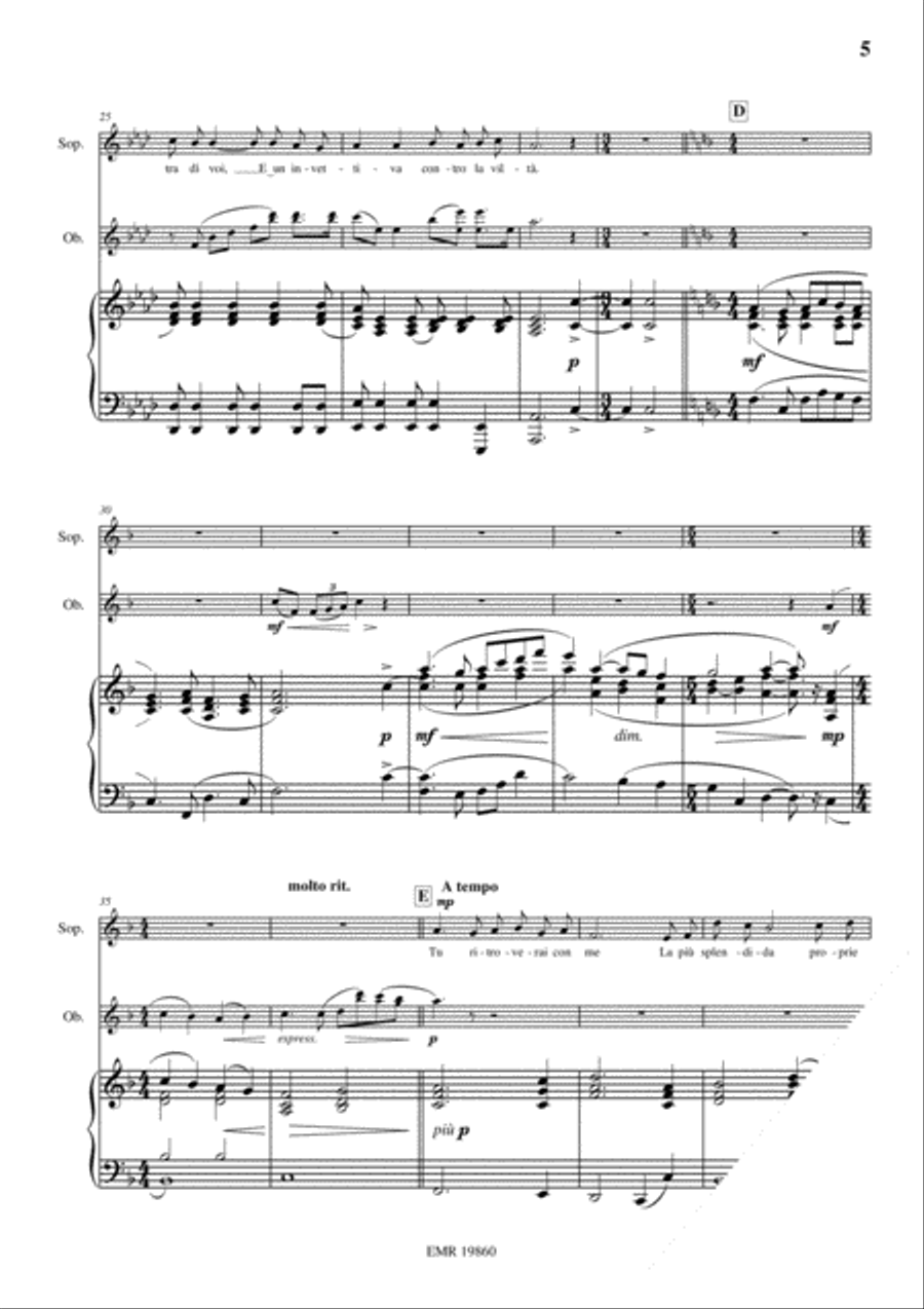 La Califfa Violin scores gallery preview page 5