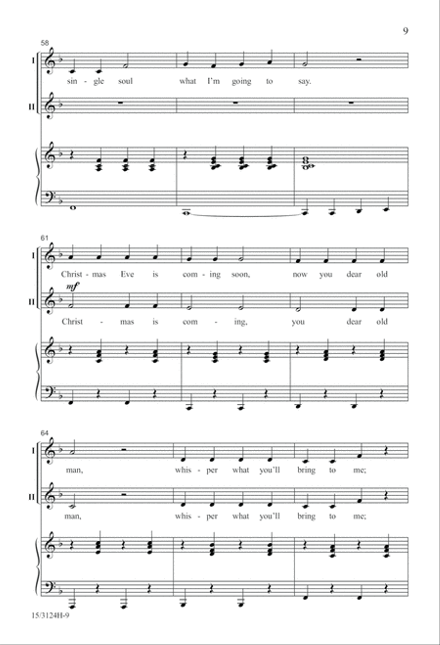 A Jolly, Jingling Carol Medley 2-Part scores gallery preview page 9