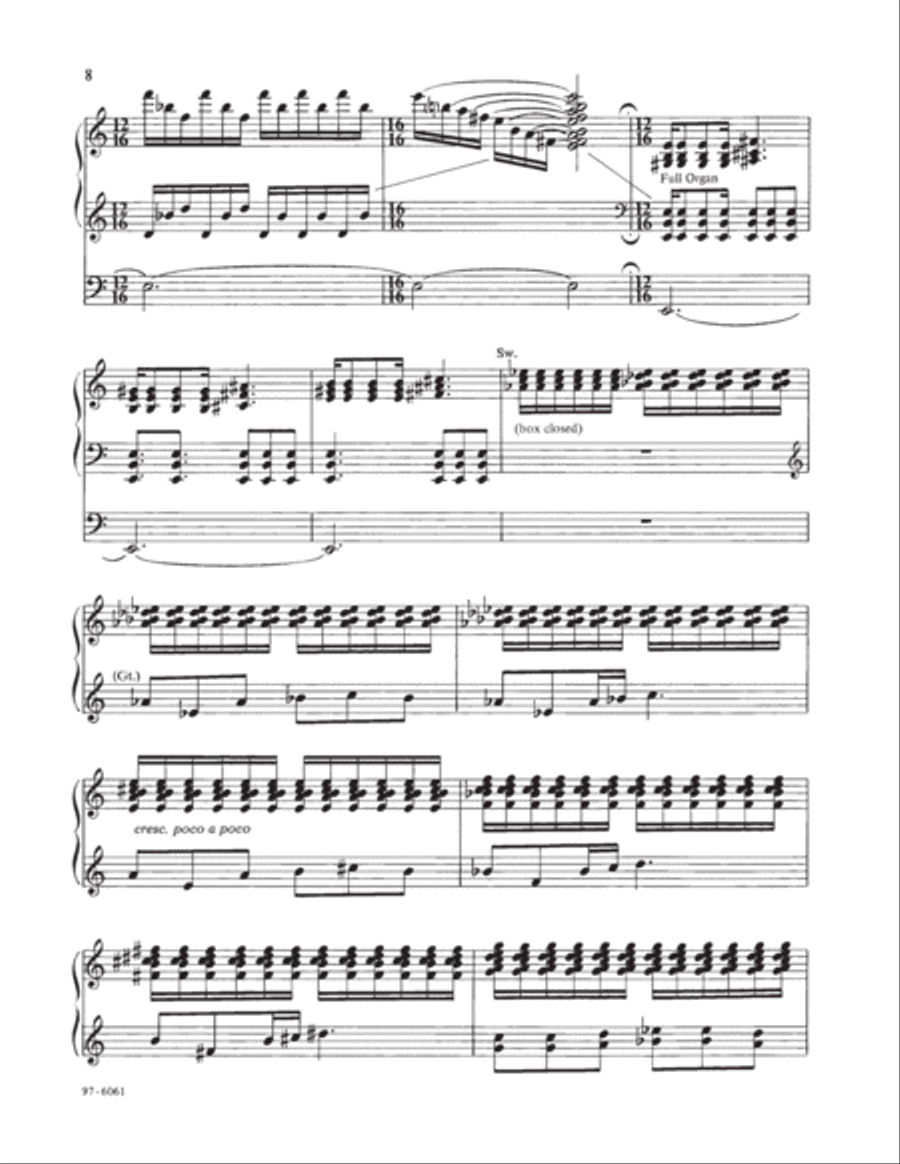 A Mighty Fortress (Ore) A Mighty Fortress (Ore) Organ scores gallery preview page 4