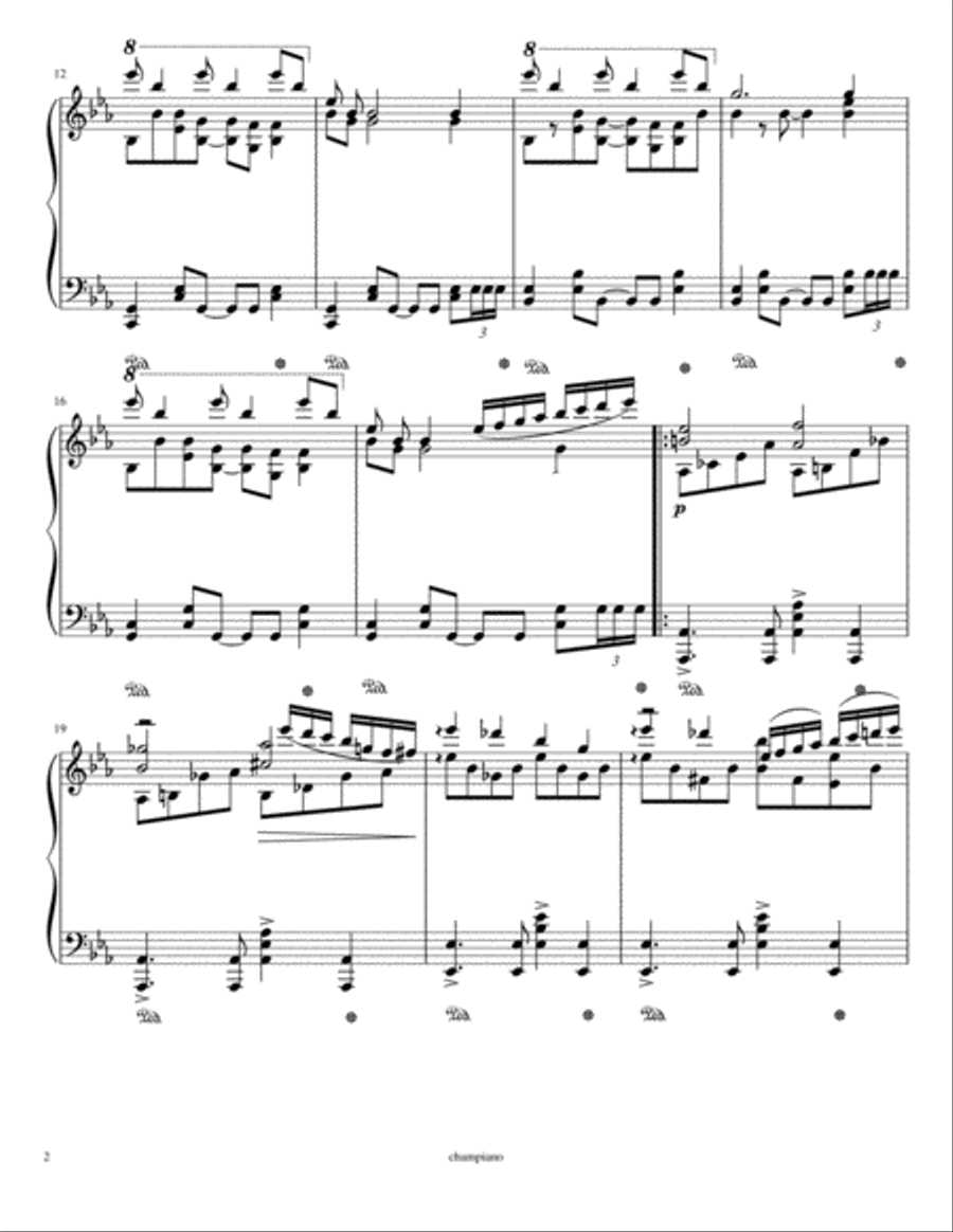 Red Velvet-Power Up (Advanced Piano Arrangement) Easy Piano scores gallery preview page 2