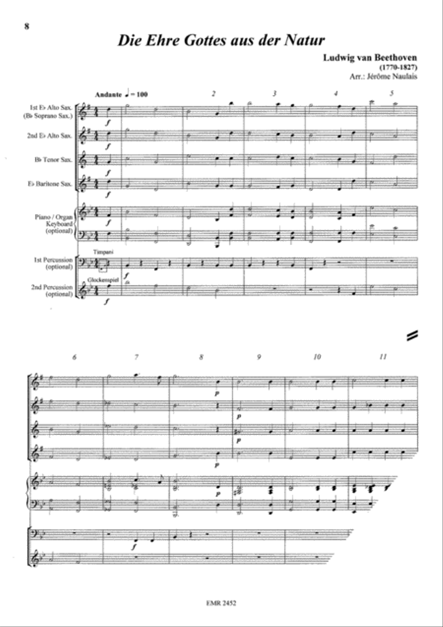 Album Volume 2 Saxophone Ensemble scores gallery preview page 4
