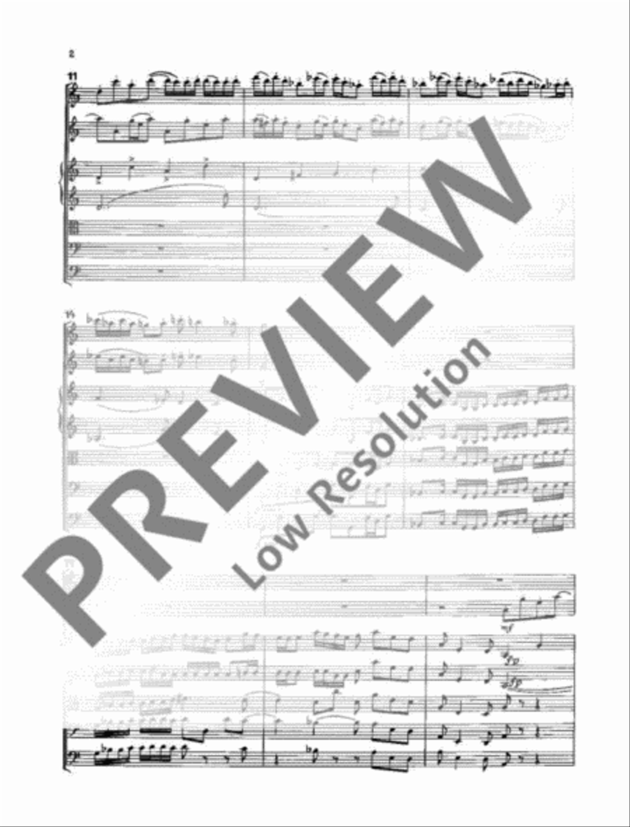 Divertimento giocoso Orchestra scores gallery preview page 5