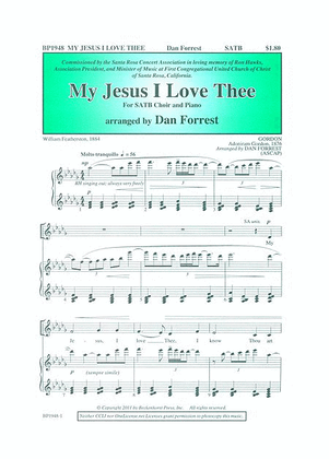 Book cover for My Jesus I Love Thee