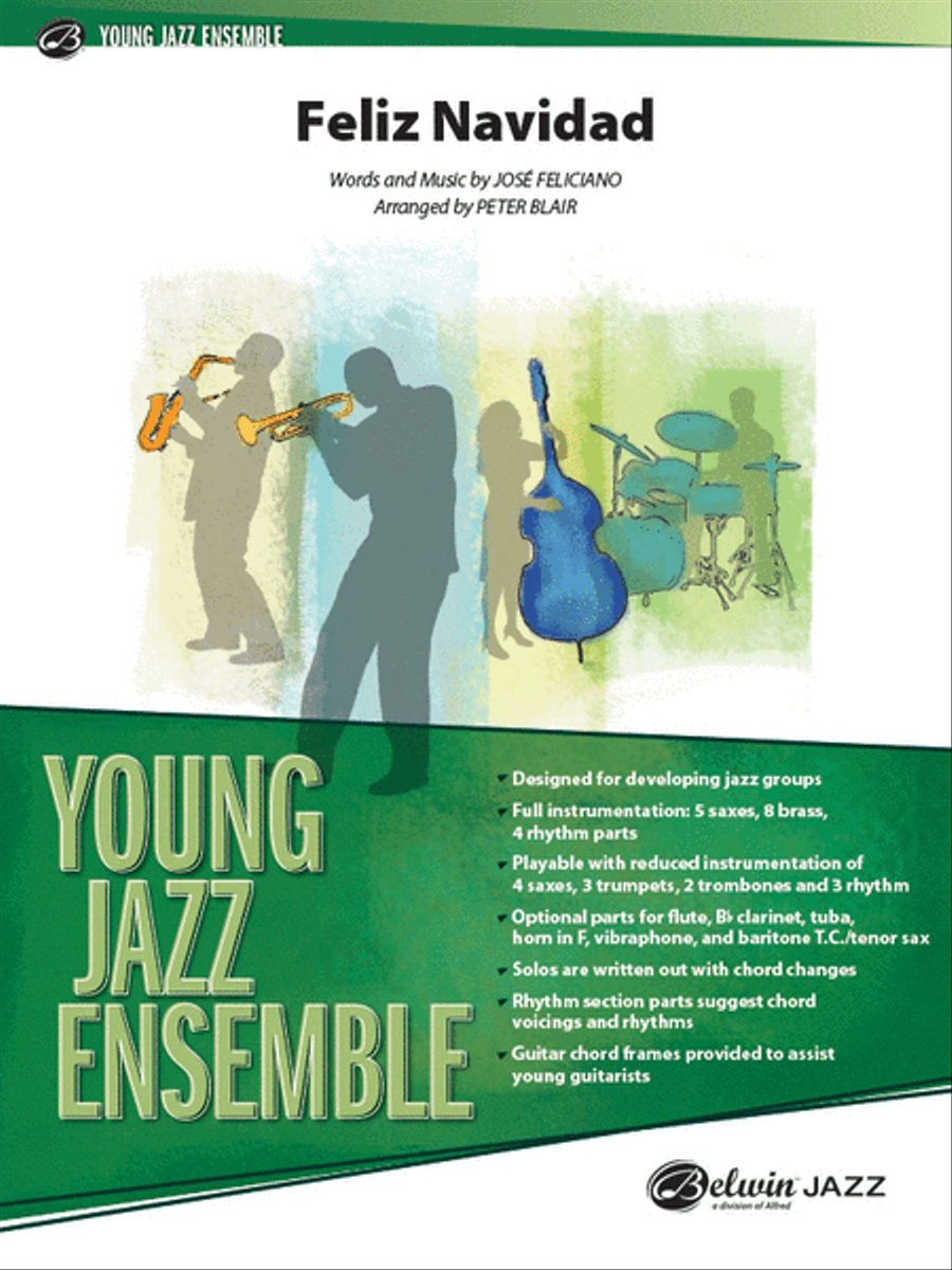 Feliz Navidad Jazz Ensemble scores gallery preview page 1