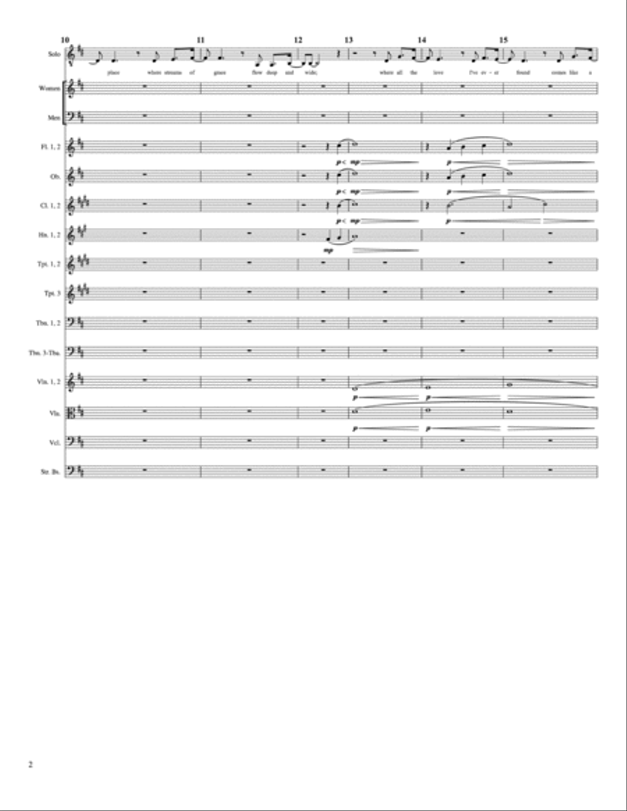 At The Cross (love Ran Red) 4-Part scores gallery preview page 2