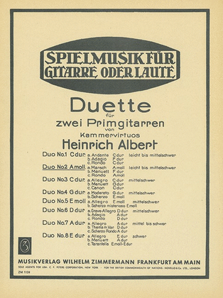 Eight Duets