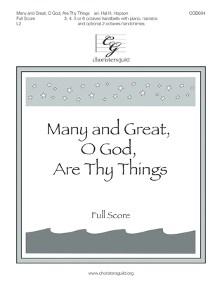 Many and Great, O God, Are Thy Things - Full Score