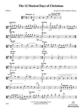 The 12 Musical Days of Christmas: Viola