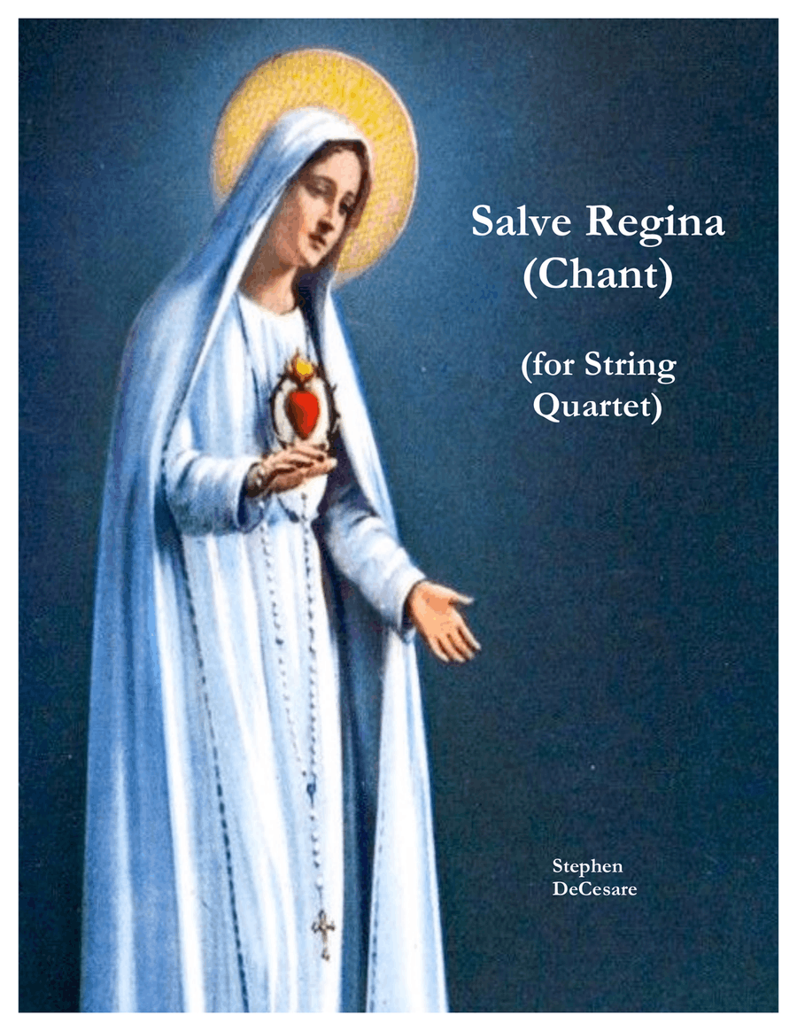 Salve Regina (Chant) (String Quartet and Piano) Piano Quintet scores gallery preview page 1