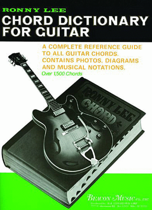 Book cover for Ronny Lee Chord Dictionary For Guitar