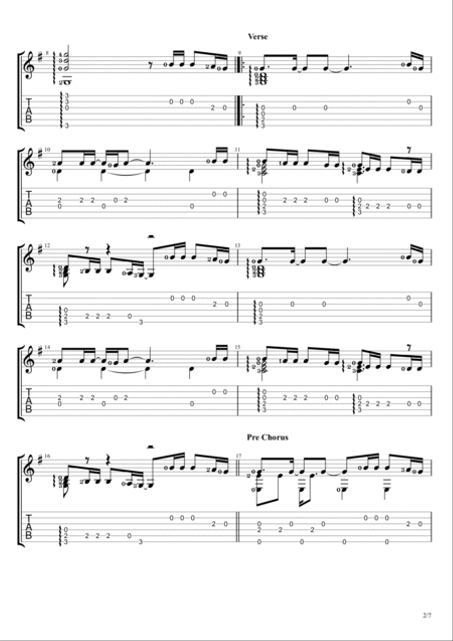 I Took A Pill In Ibiza Acoustic Guitar scores gallery preview page 2