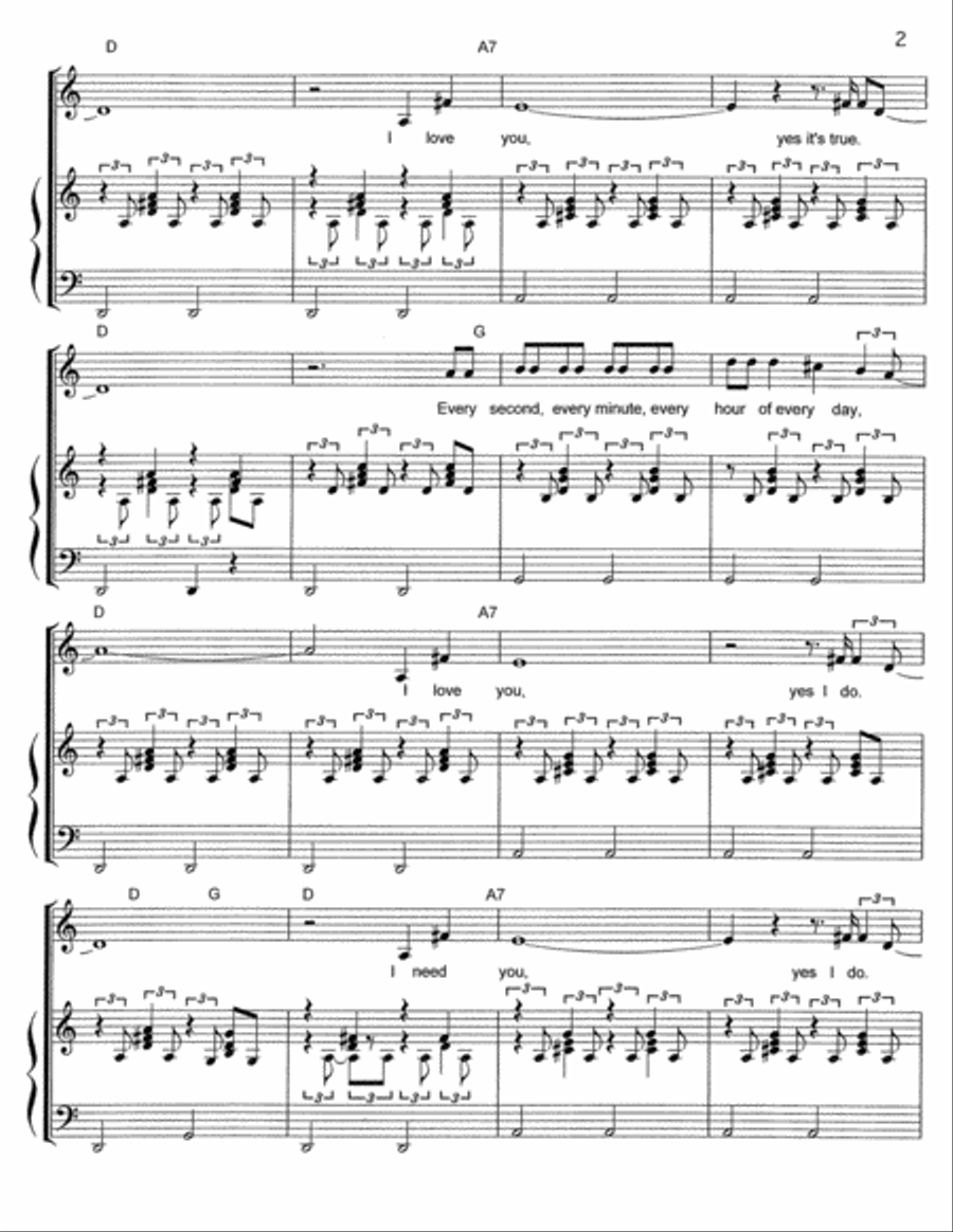 Yes I Do Yes I Do Voice scores gallery preview page 3
