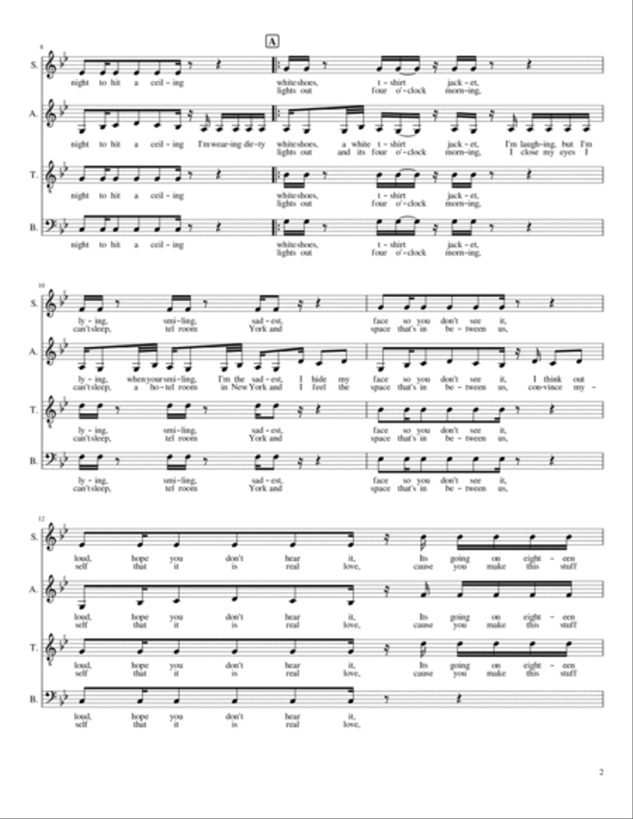 90 Days A Cappella scores gallery preview page 2