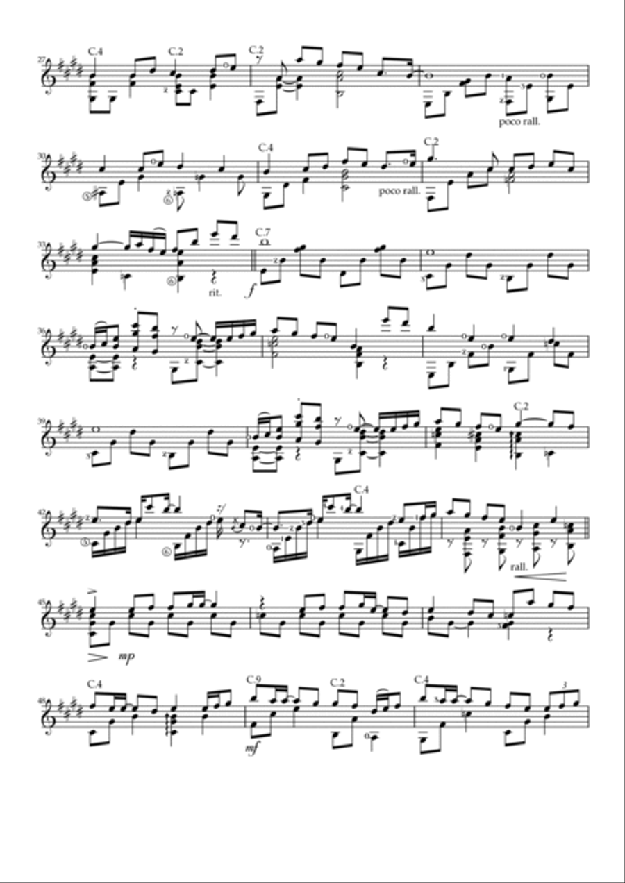 Hand in Hand Acoustic Guitar scores gallery preview page 2