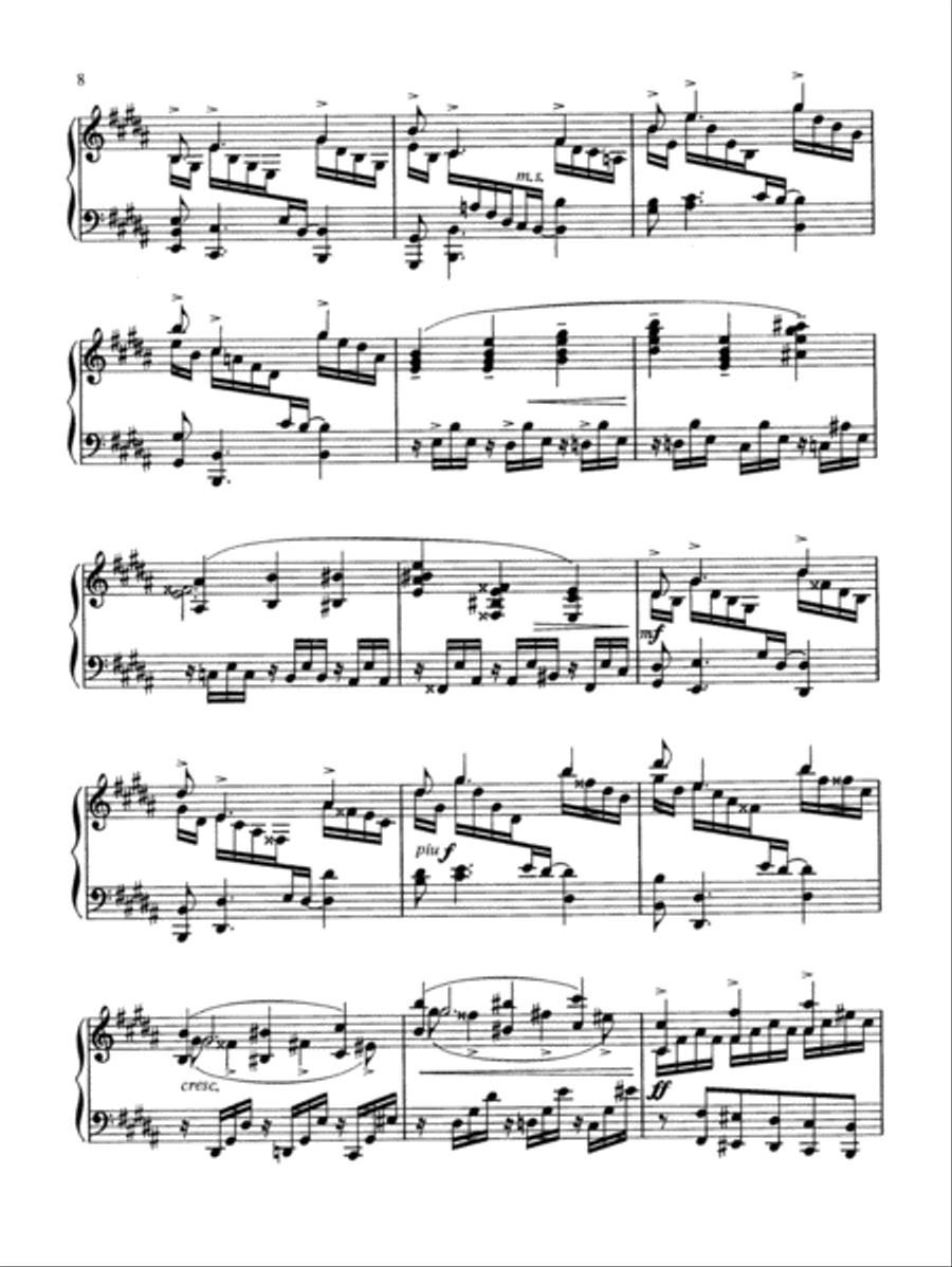 Miaskowsky: Three Sonatas Piano Solo scores gallery preview page 5