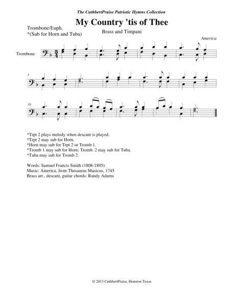 CuthbertPraise Patriotic Hymns Collection, Volume 3 image number null