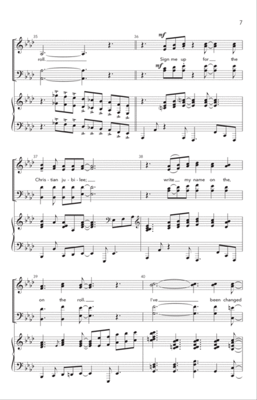 Sign Me Up 4-Part scores gallery preview page 6