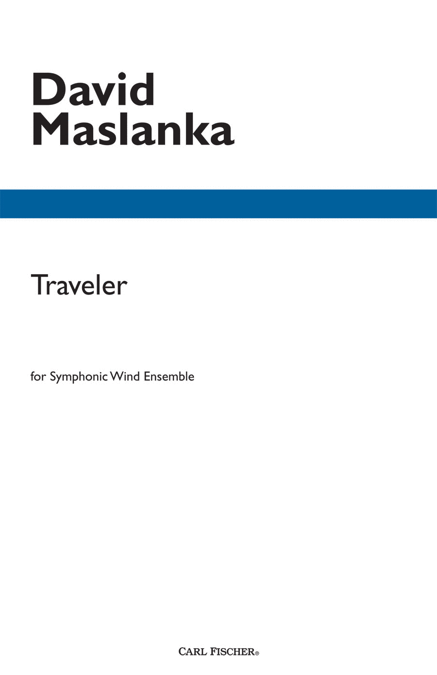 Traveler Concert Band scores gallery preview page 1