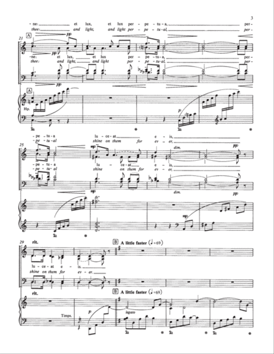 Requiem Mixed Choir scores gallery preview page 3